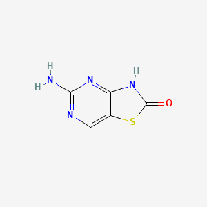 Thiazolo[4,5-d]pyrimidin-2(3H)-one, 5-amino- - (848691-22-5)
