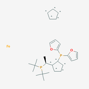 (R)-1-{(SP)-2-[Di(2-furyl)phosphino]ferrocenyl}ethyldi-tert-butylphosphine - (849924-41-0)