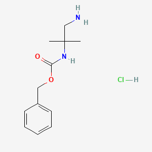 2-N-Cbz-2-methylpropane-1,2-diamine-HCl - (850033-67-9)
