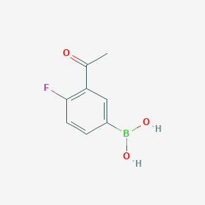 (3-ACETYL-4-FLUOROPHENYL)BORONIC ACID - (850198-68-4)