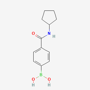 (4-(Cyclopentylcarbamoyl)phenyl)boronic acid - (850568-15-9)