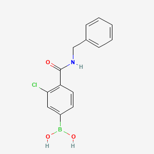 (4-(Benzylcarbamoyl)-3-chlorophenyl)boronic acid - (850589-42-3)