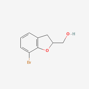 (7-Bromo-2,3-dihydrobenzofuran-2-yl)methanol - (852110-51-1)