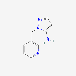 1-(PYRIDIN-3-YLMETHYL)-1H-PYRAZOL-5-AMINE - (852990-17-1)