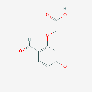 2-(2-formyl-5-methoxyphenoxy)acetic acid - (856357-86-3)