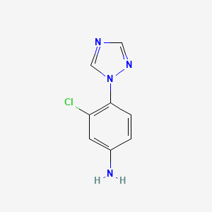 3-chloro-4-(1H-1,2,4-triazol-1-yl)aniline - (856452-74-9)