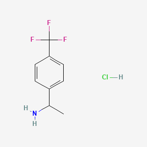 (R)-1-(4-(Trifluoromethyl)phenyl)ethanamine hydrochloride - (856645-99-3)