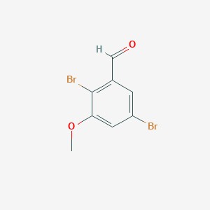 2,5-Dibromo-3-methoxybenzaldehyde - (856767-02-7)
