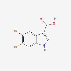 5,6-dibromo-1H-indole-3-carboxylic acid - (857809-64-4)