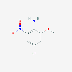 Benzenamine, 4-chloro-2-methoxy-6-nitro- - (859877-49-9)
