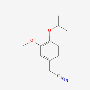 2-(4-Isopropoxy-3-Methoxyphenyl)acetonitrile - (861069-45-6)