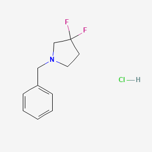 1-benzyl-3,3-difluoropyrrolidine hydrochloride - (862416-37-3)