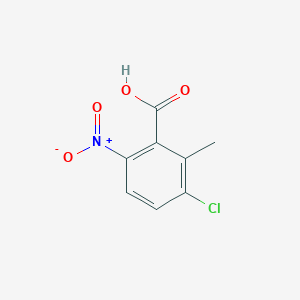 3-Chloro-2-methyl-6-nitrobenzoic acid - (86315-08-4)