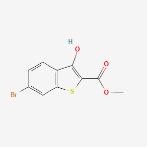 6-Bromo-3-hydroxy-benzo[b]thiophene-2-carboxylic acid methyl ester - (863904-21-6)