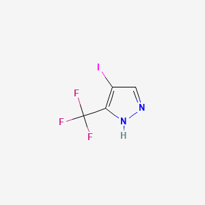 4-Iodo-3-(trifluoromethyl)-1H-pyrazole - (866638-72-4)