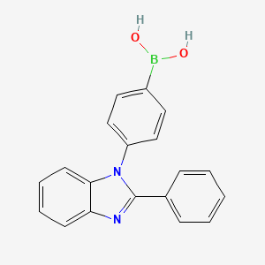 [4-(2-Phenyl-1H-benzimidazol-1-yl)phenyl]boronic acid - (867044-33-5)
