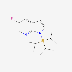 5-Fluoro-1-(triisopropylsilyl)-1H-pyrrolo[2,3-b]pyridine - (868387-37-5)