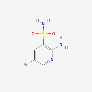 2-amino-5-bromopyridine-3-sulfonamide - (869008-16-2)