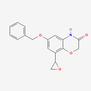 (R)-6-(benzyloxy)-8-(oxiran-2-yl)-2H-benzo[b][1,4]oxazin-3(4H)-one - (869478-12-6)