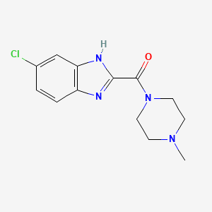 1-[(5-CHLORO-1H-BENZIMIDAZOL-2-YL)CARBONYL]-4-METHYLPIPERAZINE MALEATE - (869497-75-6)