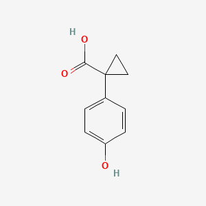 1-(4-Hydroxyphenyl)cyclopropanecarboxylic acid - (869970-25-2)