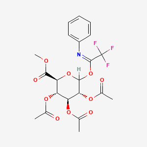 1-(2,2,2-Trifluoro-N-phenylethaniMidate)-D-glucopyranuronic Acid Methyl Ester 2,3,4-Triacetate - (869996-05-4)