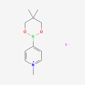Pyridinium, 4-(5,5-dimethyl-1,3,2-dioxaborinan-2-yl)-1-methyl-, iodide - (870556-29-9)