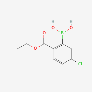 (5-Chloro-2-(ethoxycarbonyl)phenyl)boronic acid - (871329-55-4)