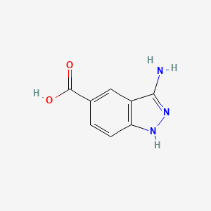 3-Amino-1H-indazole-5-carboxylic acid - (871709-84-1)