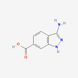 3-Amino-1H-indazole-6-carboxylic acid - (871709-92-1)