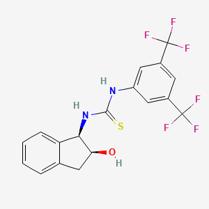 1-(3,5-Bis(trifluoromethyl)phenyl)-3-((1R,2S)-2-hydroxy-2,3-dihydro-1H-inden-1-yl)thiourea - (871828-95-4)