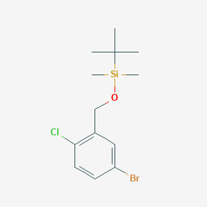 [(5-Bromo-2-chlorobenzyl)oxy](tert-butyl)dimethylsilane - (873782-26-4)