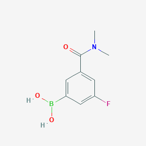 (3-(Dimethylcarbamoyl)-5-fluorophenyl)boronic acid - (874219-39-3)