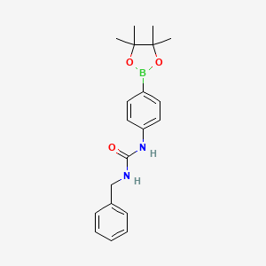 1-Benzyl-3-(4-(4,4,5,5-tetramethyl-1,3,2-dioxaborolan-2-yl)phenyl)urea - (874290-98-9)