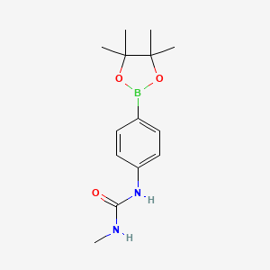 1-Methyl-3-(4-(4,4,5,5-tetramethyl-1,3,2-dioxaborolan-2-yl)phenyl)urea - (874290-99-0)