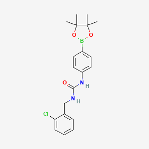 1-(2-Chlorobenzyl)-3-(4-(4,4,5,5-tetramethyl-1,3,2-dioxaborolan-2-yl)phenyl)urea - (874298-90-5)