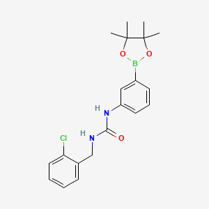 1-(2-chlorobenzyl)-3-(3-(4,4,5,5-tetramethyl-1,3,2-dioxaborolan-2-yl)phenyl)urea - (874301-96-9)