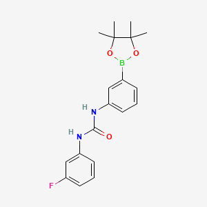 1-(3-Fluorophenyl)-3-(3-(4,4,5,5-tetramethyl-1,3,2-dioxaborolan-2-yl)phenyl)urea - (874302-03-1)