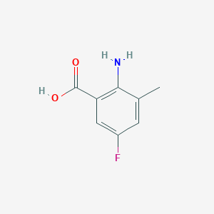 2-amino-5-fluoro-3-methylbenzoic acid - (874804-25-8)