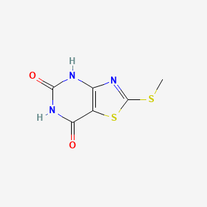 2-(methylthio)thiazolo[4,5-d]pyrimidine-5,7-diol - (87789-29-5)