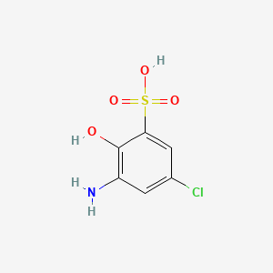 3-Amino-5-chloro-2-hydroxybenzenesulfonic acid - (88-23-3)