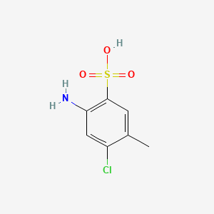 2-Amino-4-chloro-5-methylbenzenesulfonic acid - (88-51-7)