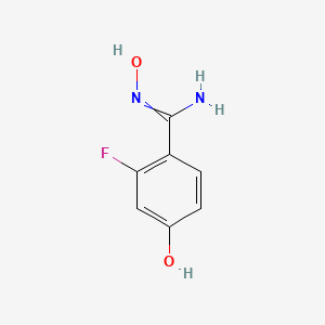 2-Fluoro-N,4-dihydroxybenzimidamide - (880874-38-4)