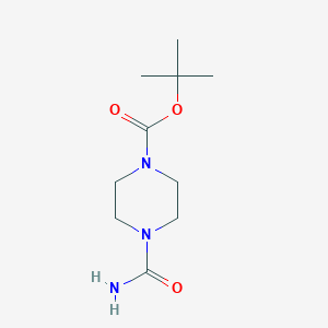 TERT-BUTYL 4-(AMINOCARBONYL)PIPERAZINE-1-CARBOXYLATE - (883554-88-9)