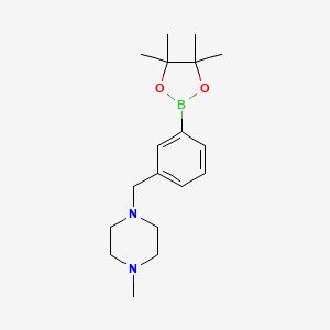 1-Methyl-4-(3-(4,4,5,5-tetramethyl-1,3,2-dioxaborolan-2-yl)benzyl)piperazine - (883738-27-0)