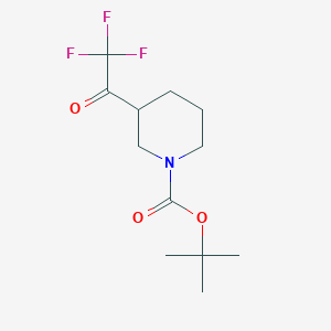 tert-Butyl 3-(2,2,2-trifluoroacetyl)piperidine-1-carboxylate - (884512-51-0)