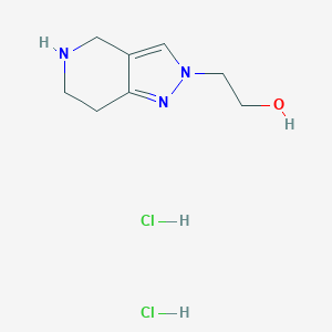 2-(4,5,6,7-tetrahydropyrazolo[4,3-c]pyridin-2-yl)ethanol;dihydrochloride - (884535-07-3)