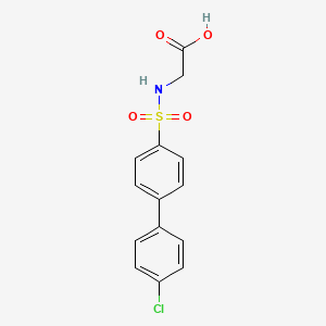 ((4'-chloro-[1,1'-biphenyl]-4-yl)sulfonyl)glycine - (885269-36-3)