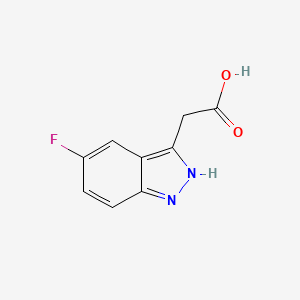 2-(5-Fluoro-1H-indazol-3-yl)acetic acid - (885271-22-7)