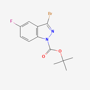 tert-Butyl 3-bromo-5-fluoro-1H-indazole-1-carboxylate - (885271-57-8)